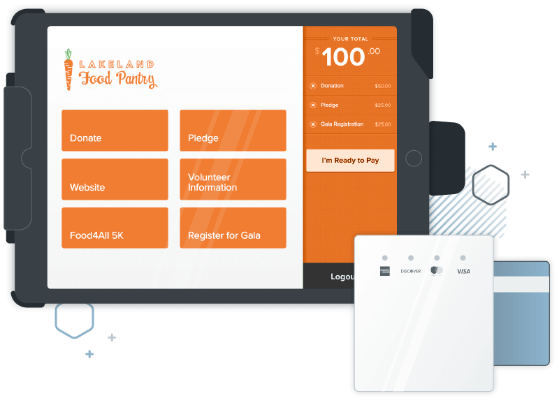 Qgiv's on-site fundraising solutions.