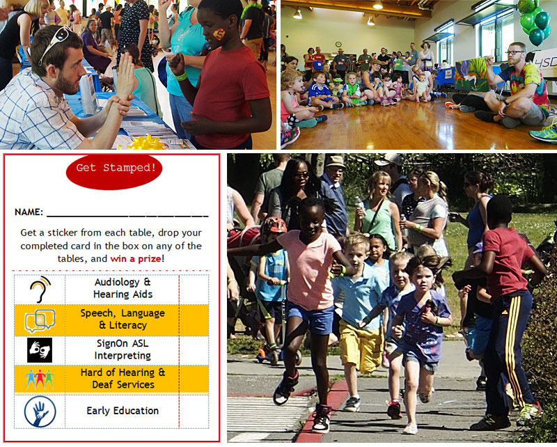 Hearing Speech & Deaf Center Collage