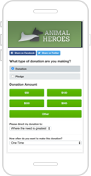 Responsive Screenshots of Front End Forms on a Phone