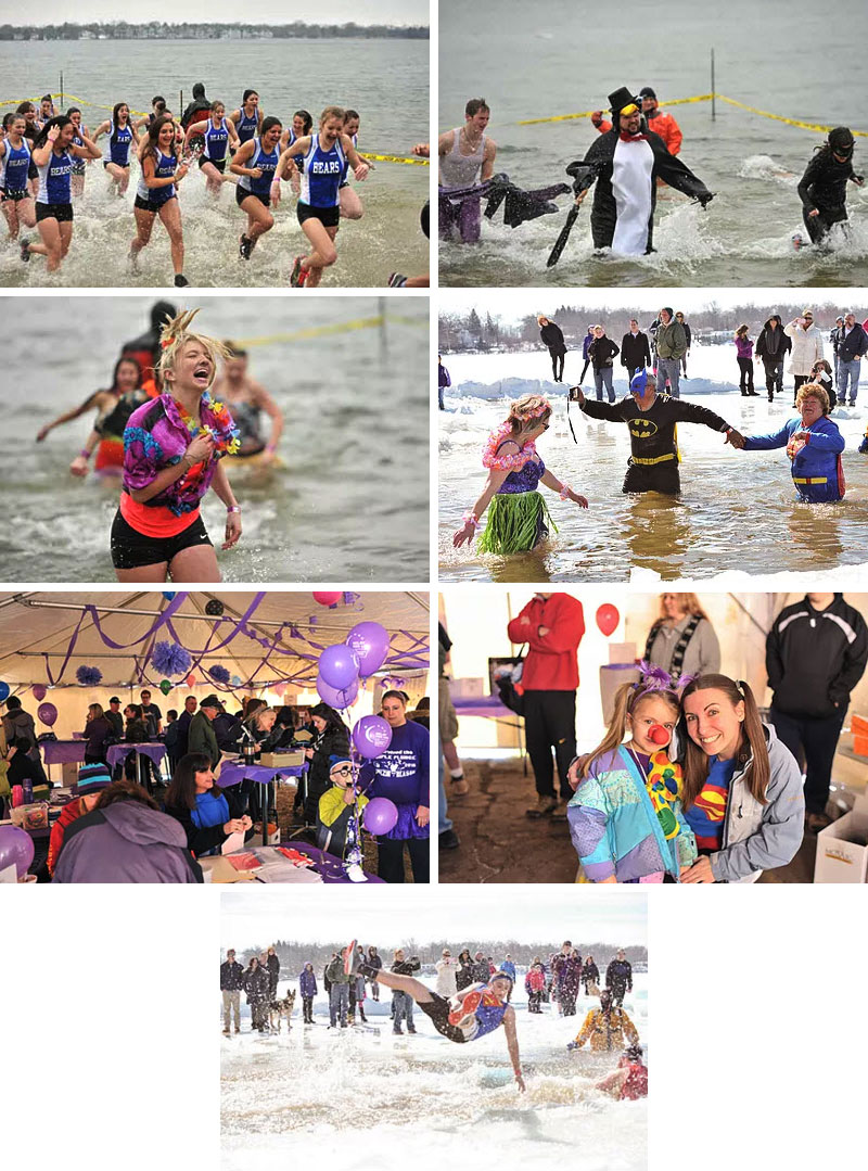 Purple Plunge Collage