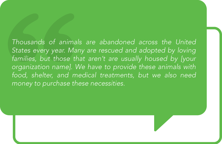 Make the case for your organization when asking for donations over the phone.