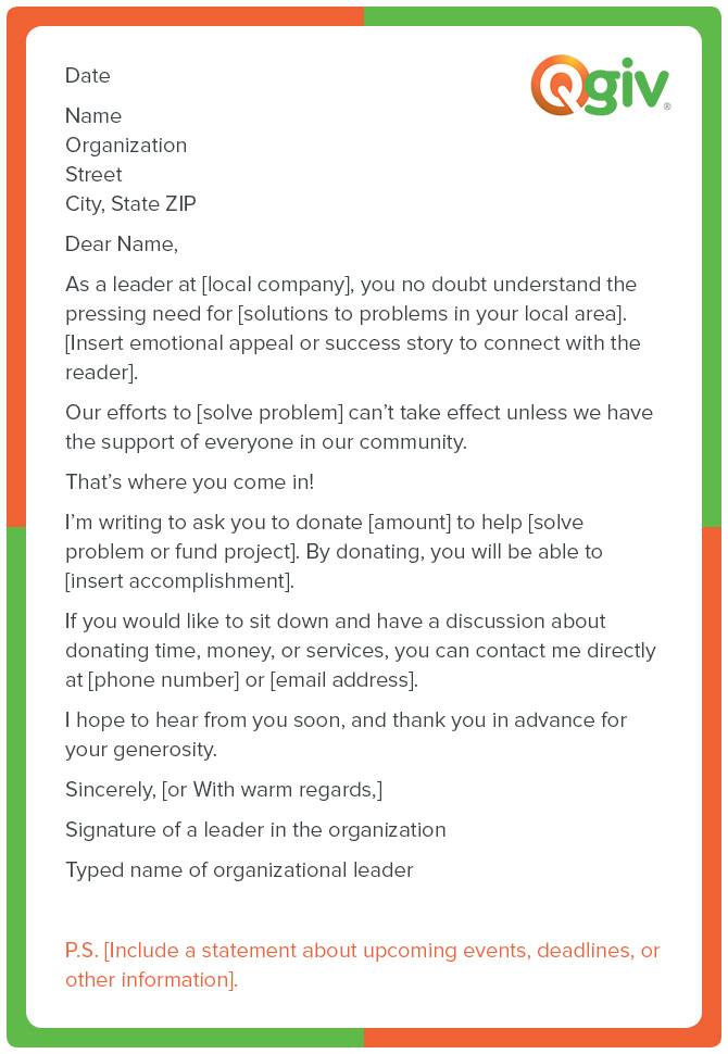 9 awesome and effective fundraising letter templates