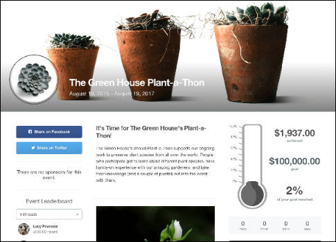 Check out this peer-to-peer fundraising software in action.