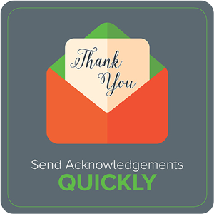 Send Acknowledgements Quickly