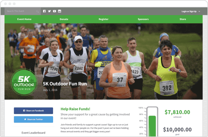 Take a look at Qgiv's online giving and peer-to-peer fundraising platform and how it helped the 5K Outdoor Fun Run.