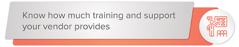 You can't reap the benefits of your event management app if you don't know how to use it, so ask your software provider what their training options are.