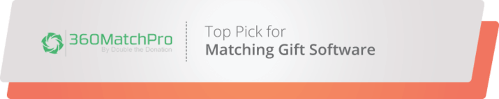 360MatchPro is the ultimate software for matching gift programs.