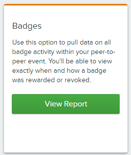 screenshot of "badges" option for peer-to-peer fundraiser