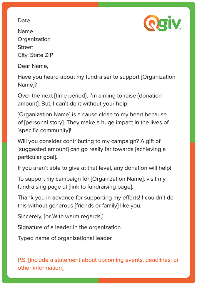 Political Fundraising Letter Template