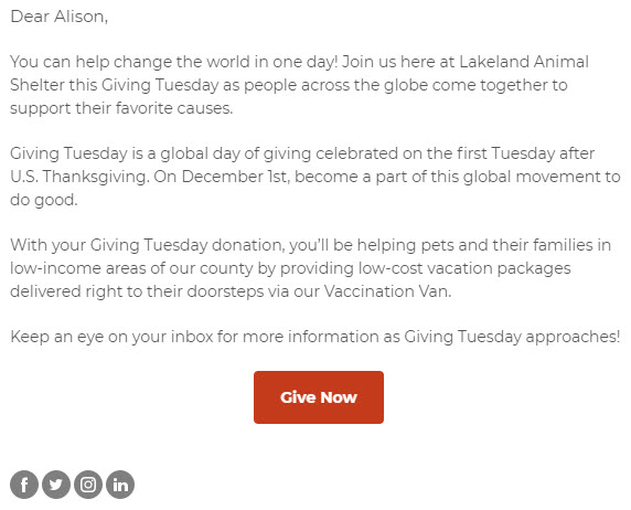 giving tuesday email examples plan templates qgiv blog