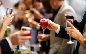 Brewery tours are enjoyable auction item ideas - photo of people doing a toast