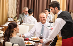 Lunch with a local celebrity is a great auction item idea.