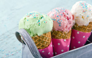 Create an ice cream flavor as a unique auction item idea.