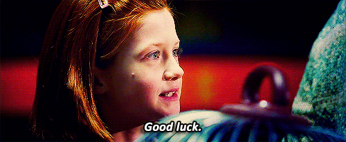 ginny weasley saying good luck