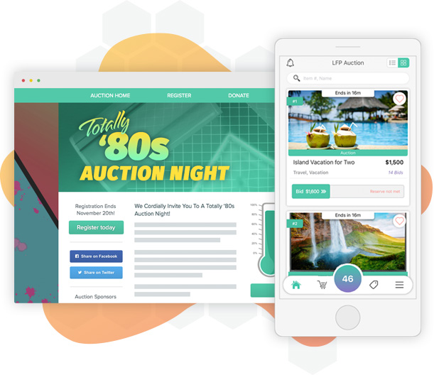 Mobile Bidding Software, Silent Auction Event Management