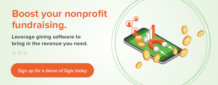 Boost your nonprofit fundraising with a demo from Qgiv.