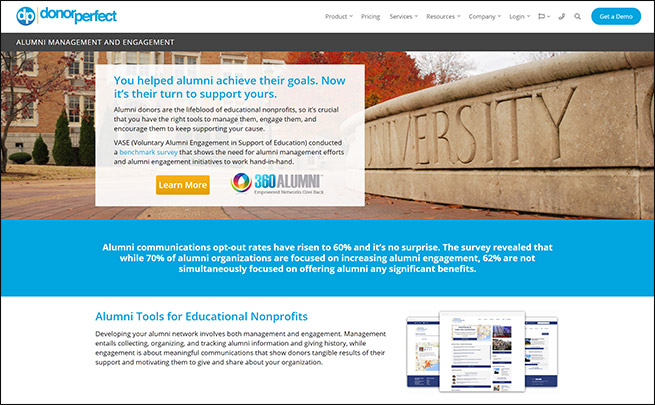 Check out DonorPerfect as fundraising software for schools.