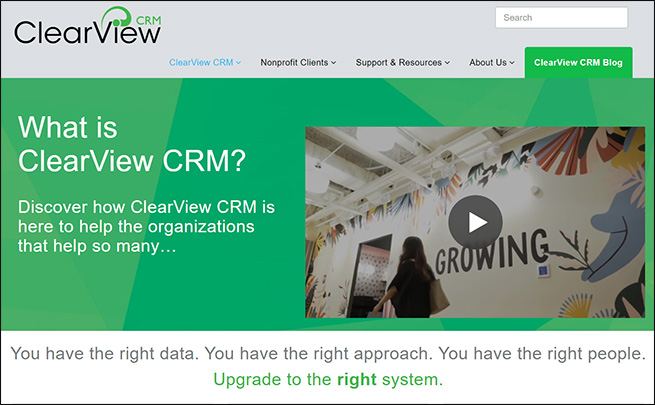 ClearViewCRM, a school fundraising software, can help you manage your donors.