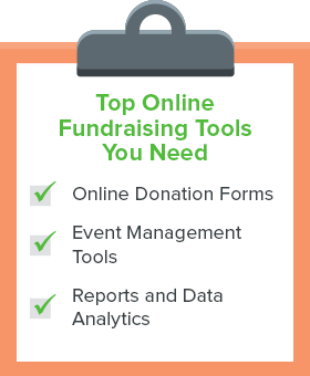 These are the core online fundraising tools you need.