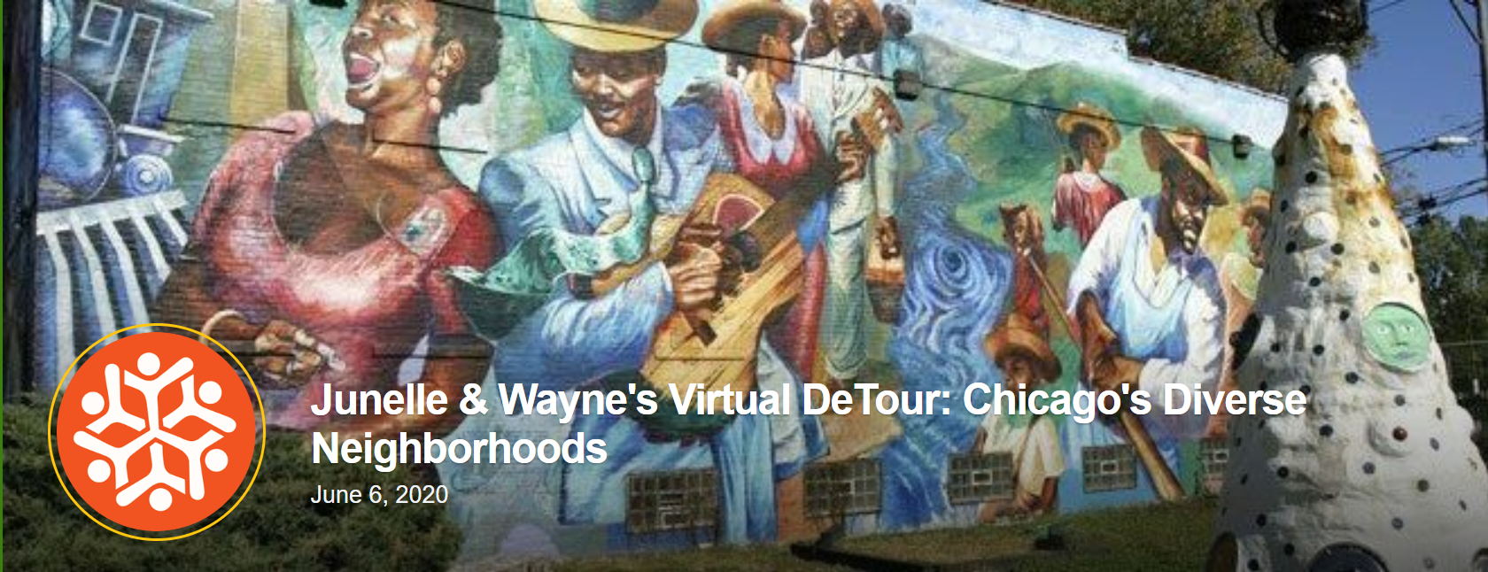 Image showing a mural that is a stop on Snow City Arts' virtual art tour in Chicago's neighborhoods.