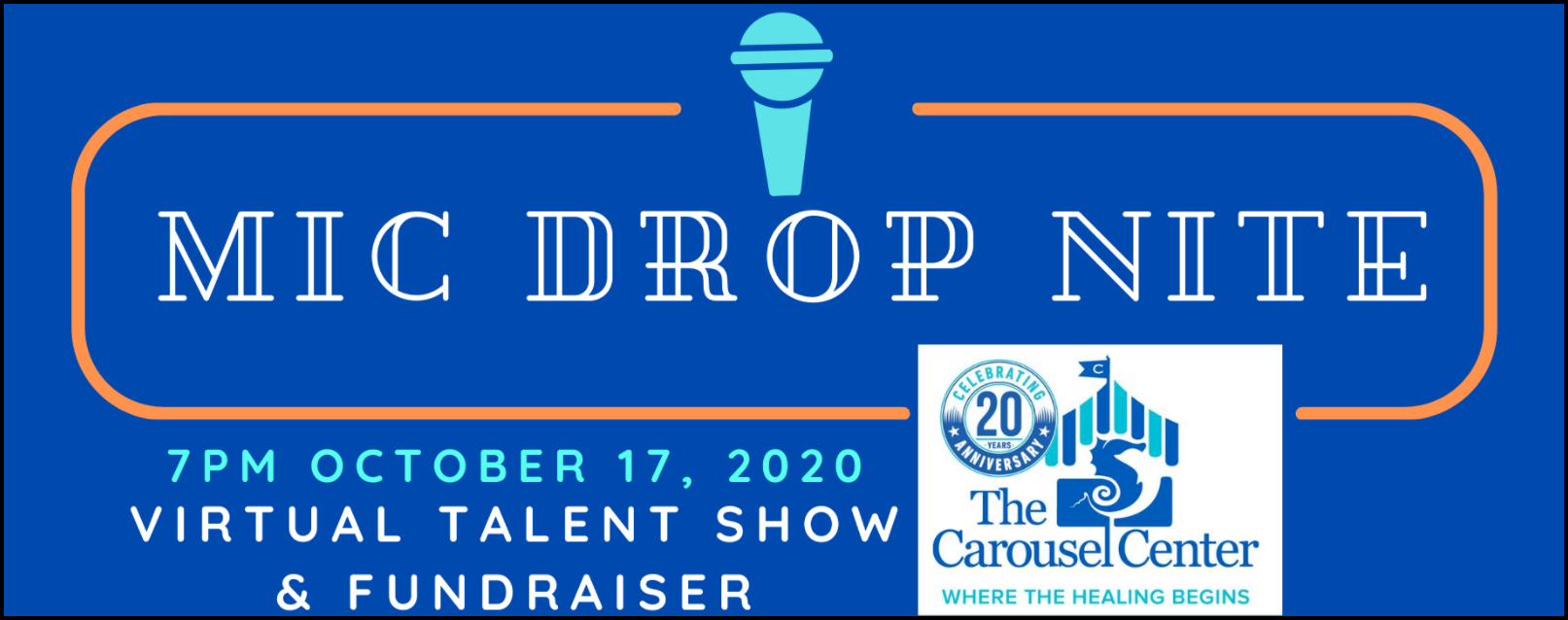 A talent show offers a low-pressure way for participants to fundraise. The Carousel Center's Mic Drop Nite is a creative fundraising appeal that relies on participant skills to raise money.