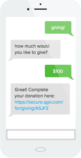 A mobile suite and text fundraising capabilities is an important part of your online fundraising platform.
