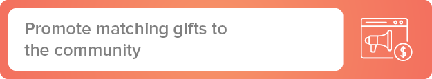 Promoting matching gifts is a fun and unique school fundraising idea!