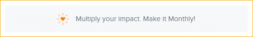 A recurring nudge is a passive recurring upgrade prompt that can help convert one-time donors to recurring donors.