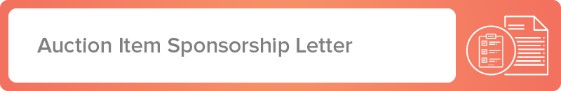 Explore our auction item sponsorship letter template.