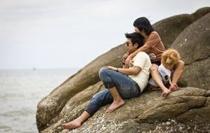Couple enjoying the view on a day trip