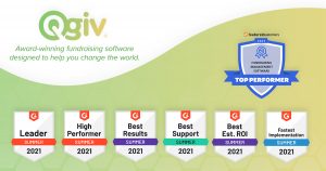 Qgiv Named Top Nonprofit Fundraising Software by G2 and FeaturedCustomers