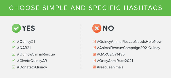 Choose your end-of-year giving hashtag carefully.