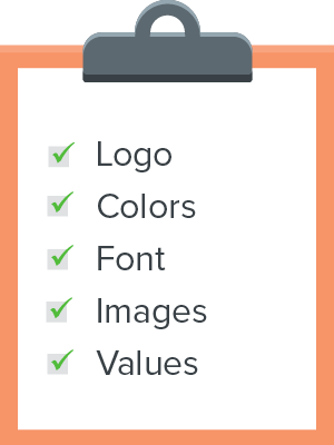 Your nonprofit website design should use consistent branding elements such as logos, colors, fonts, images, and values.