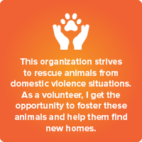 Here is another example of an elevator pitch volunteers can use.