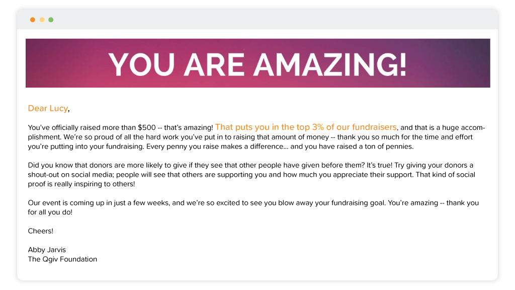 PeertoPeer Fundraising Email Templates (+ Fundraiser Engagement Tips