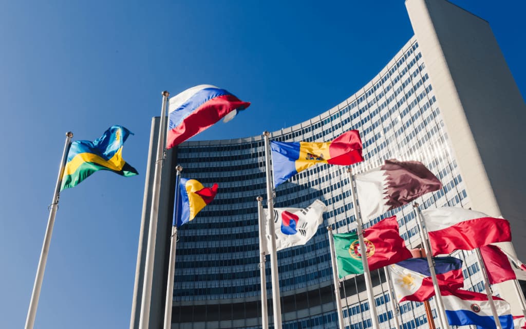 united nations flags