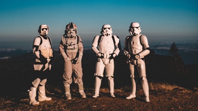 Star Wars clone costumes for spring fundraising events