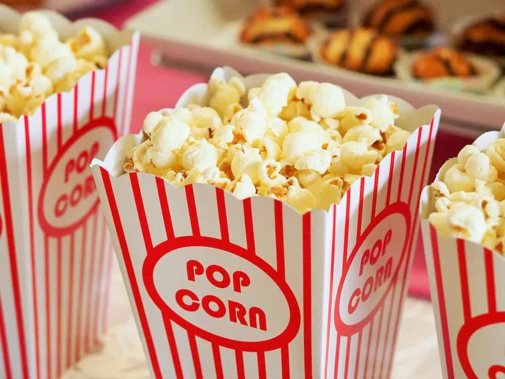 popcorn for family movie night silent auction gift basket