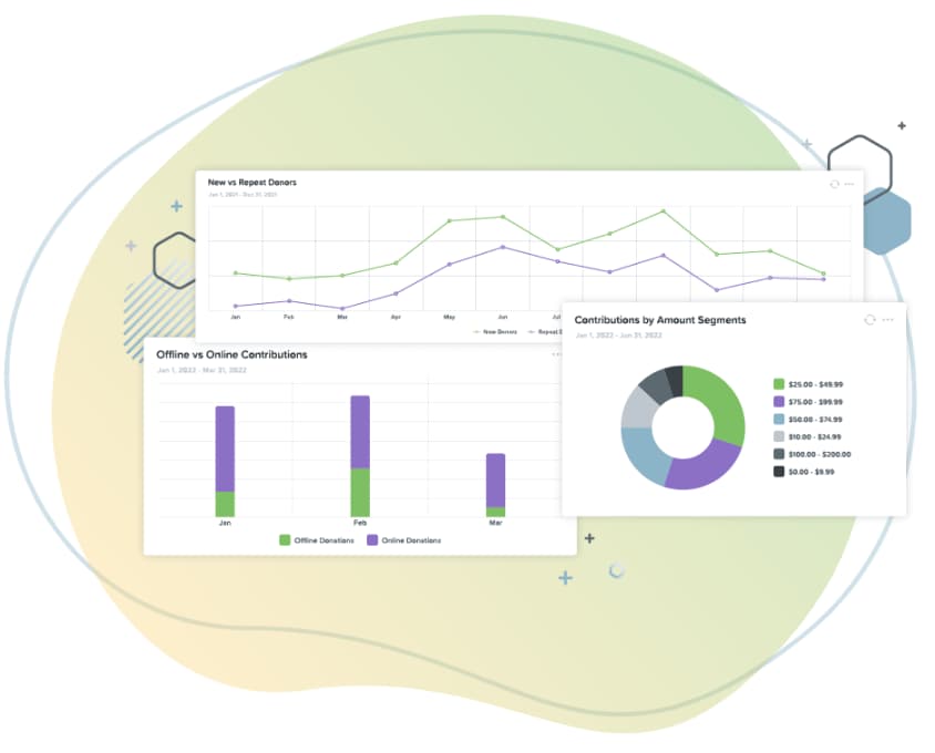 qgiv donor segmentation sample screenshot