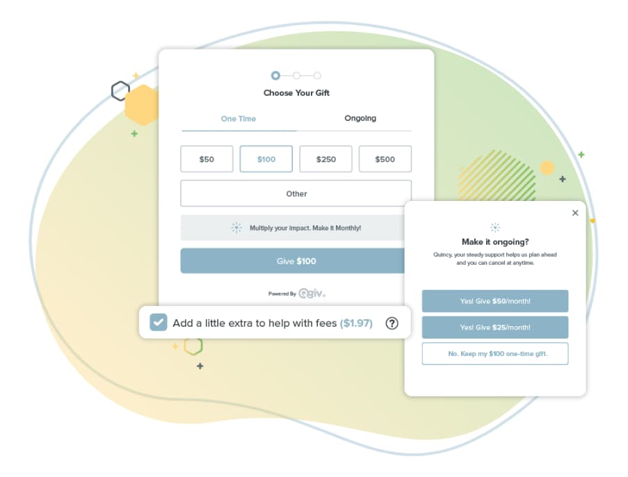 qgiv mobile donation form example