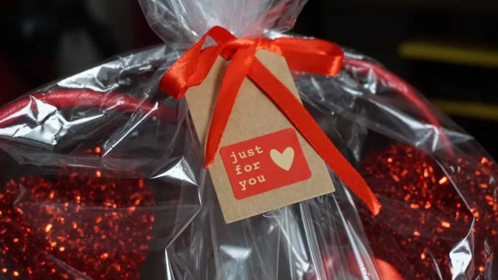 valentines day themed silent auction gift basket