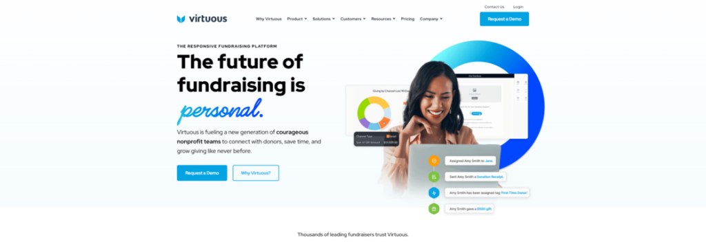 Virtuous’ homepage